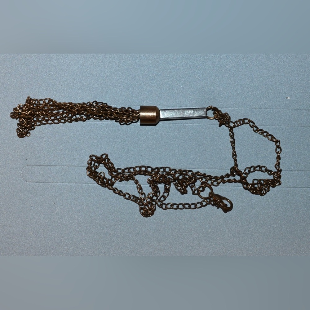 Chic Bronze Chain Necklace